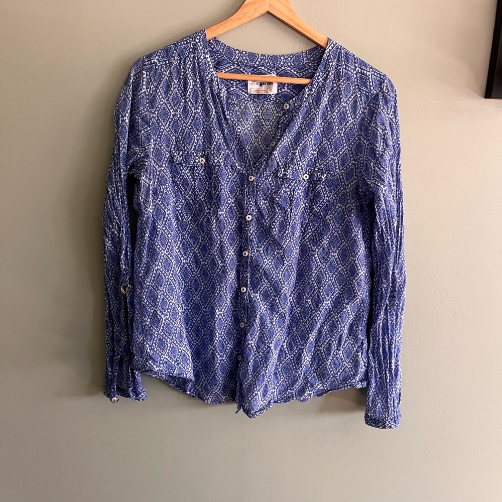 Holding Horses Blue Diamond Top